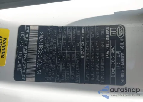 2012 Land Rover Range Rover Evoque Pure Plus from USA, damaged, VIN SALVR1BG3CH639564